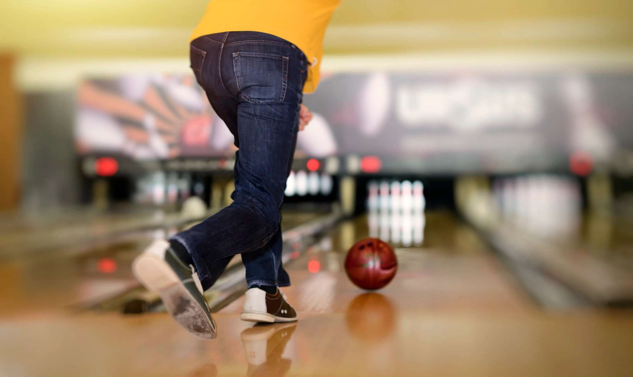 Image of person bowling
