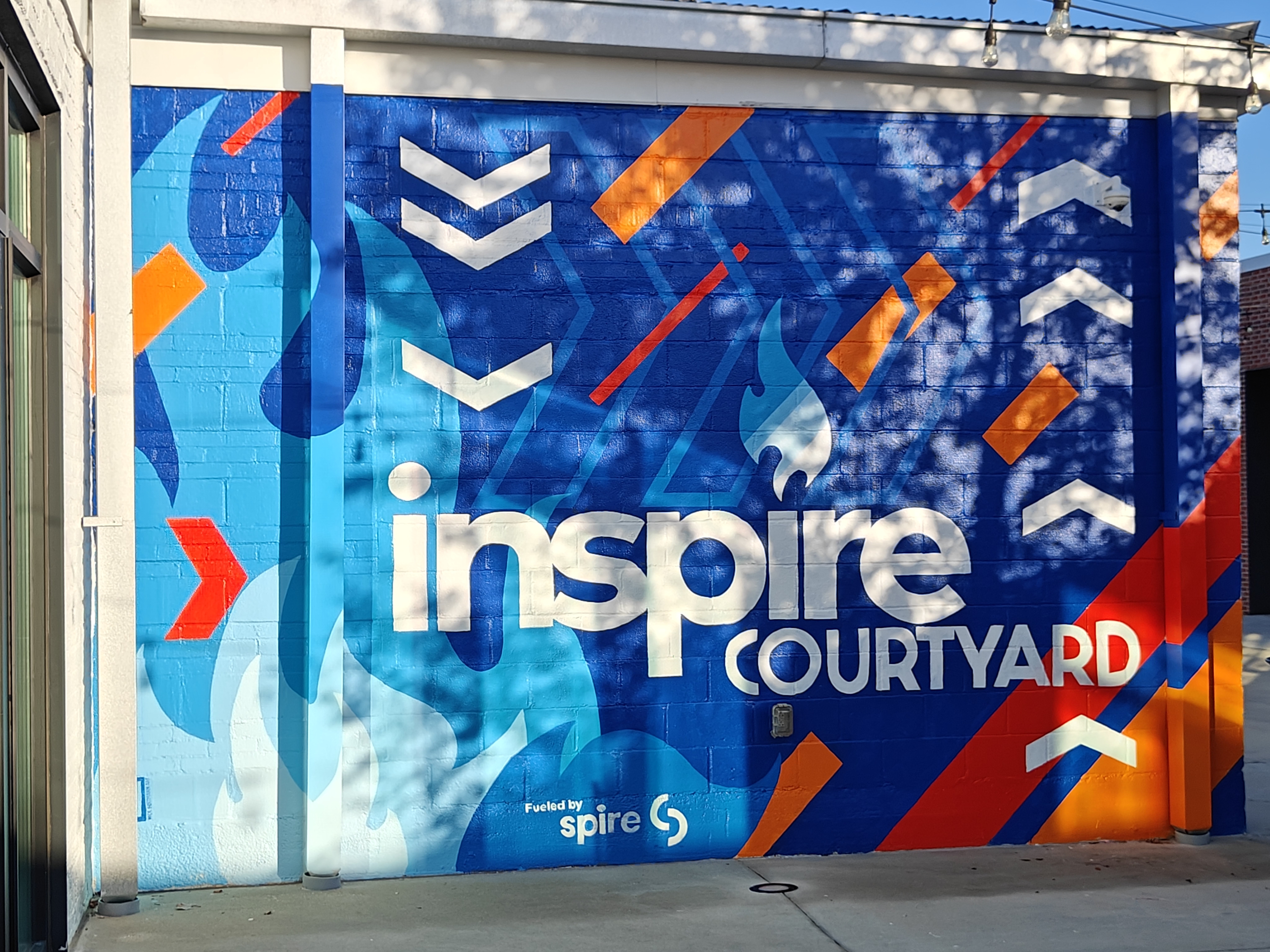 Image of Inspire Courtyard mural