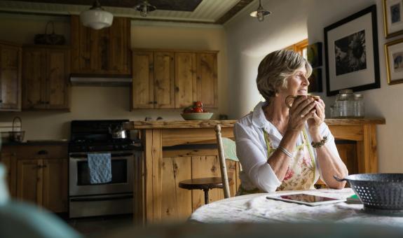 Woman in kitchen