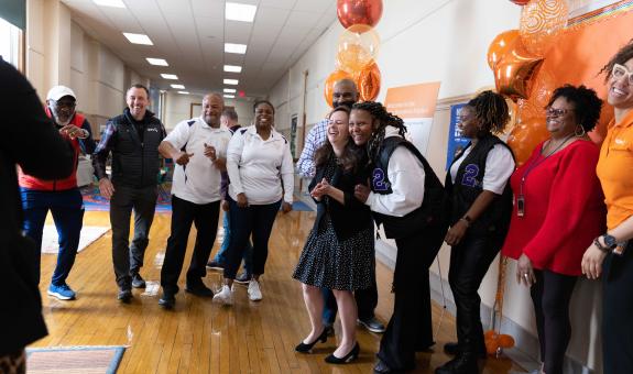 Image of: Spire ribbon cutting event