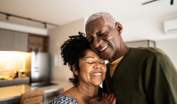 Image of man and woman in kitchen