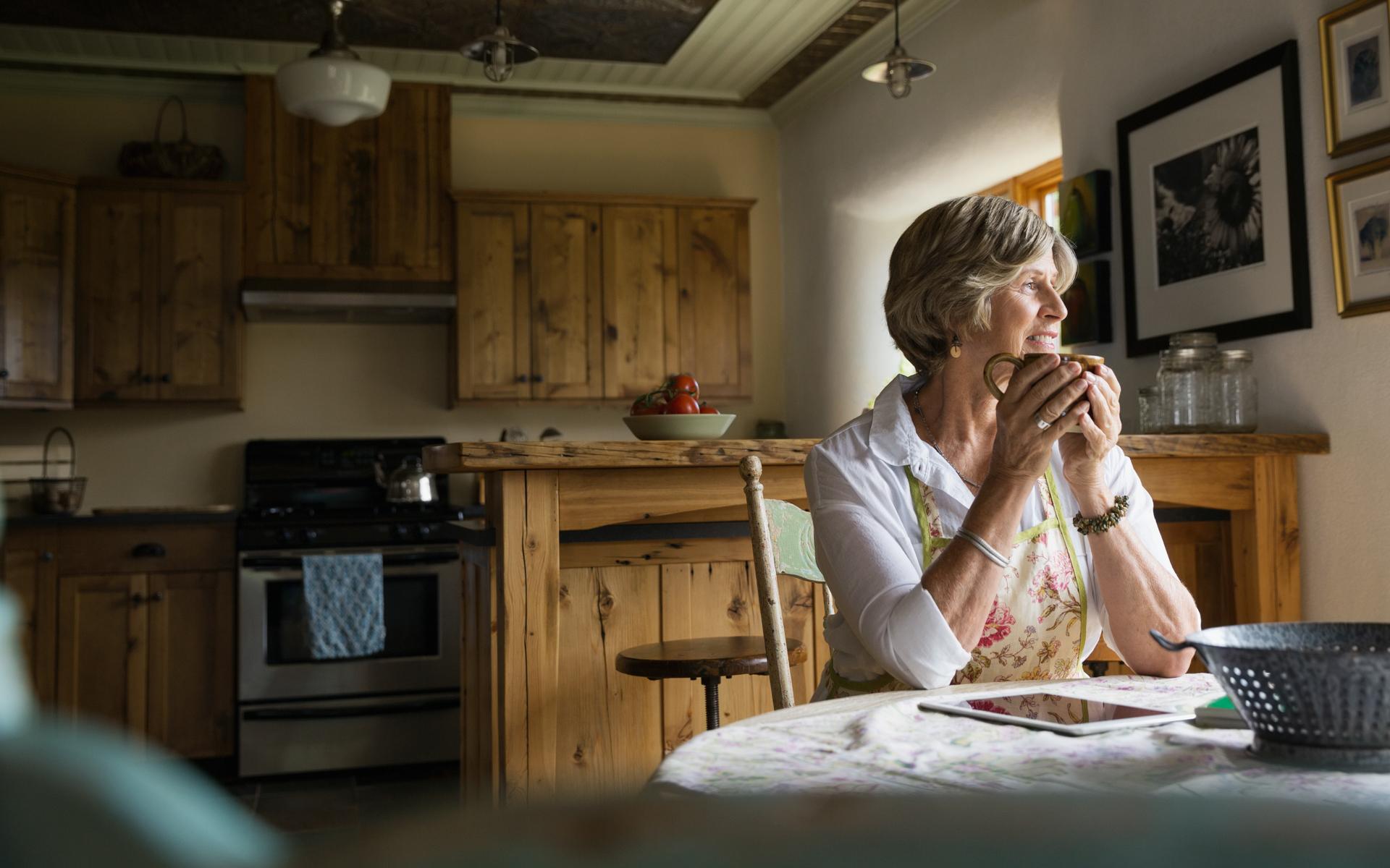 Woman in kitchen